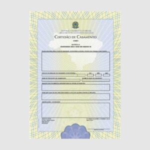 Certidão de Casamento